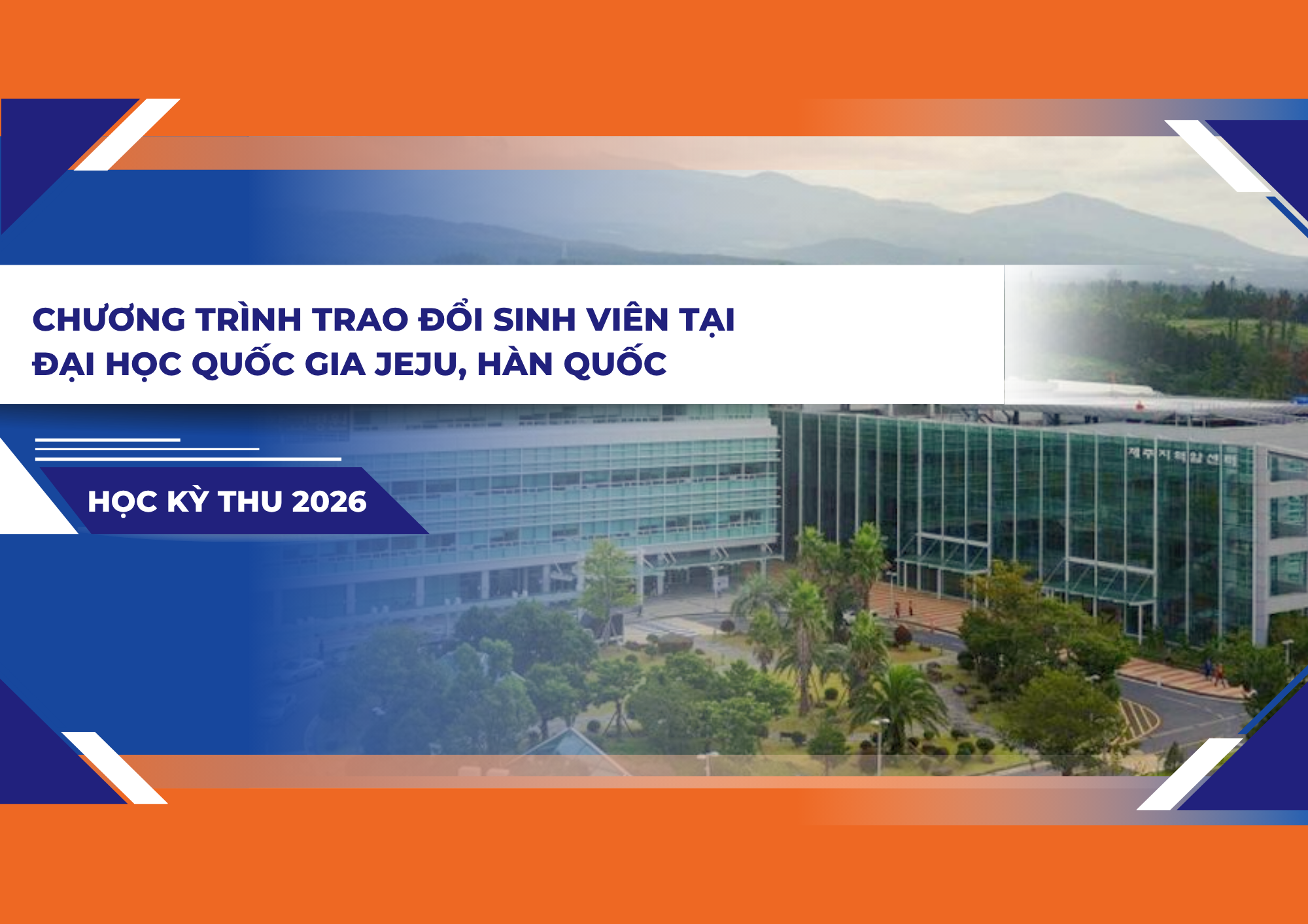 [HK Thu 26] TĐSV ĐH Quốc gia Jeju, Hàn Quốc