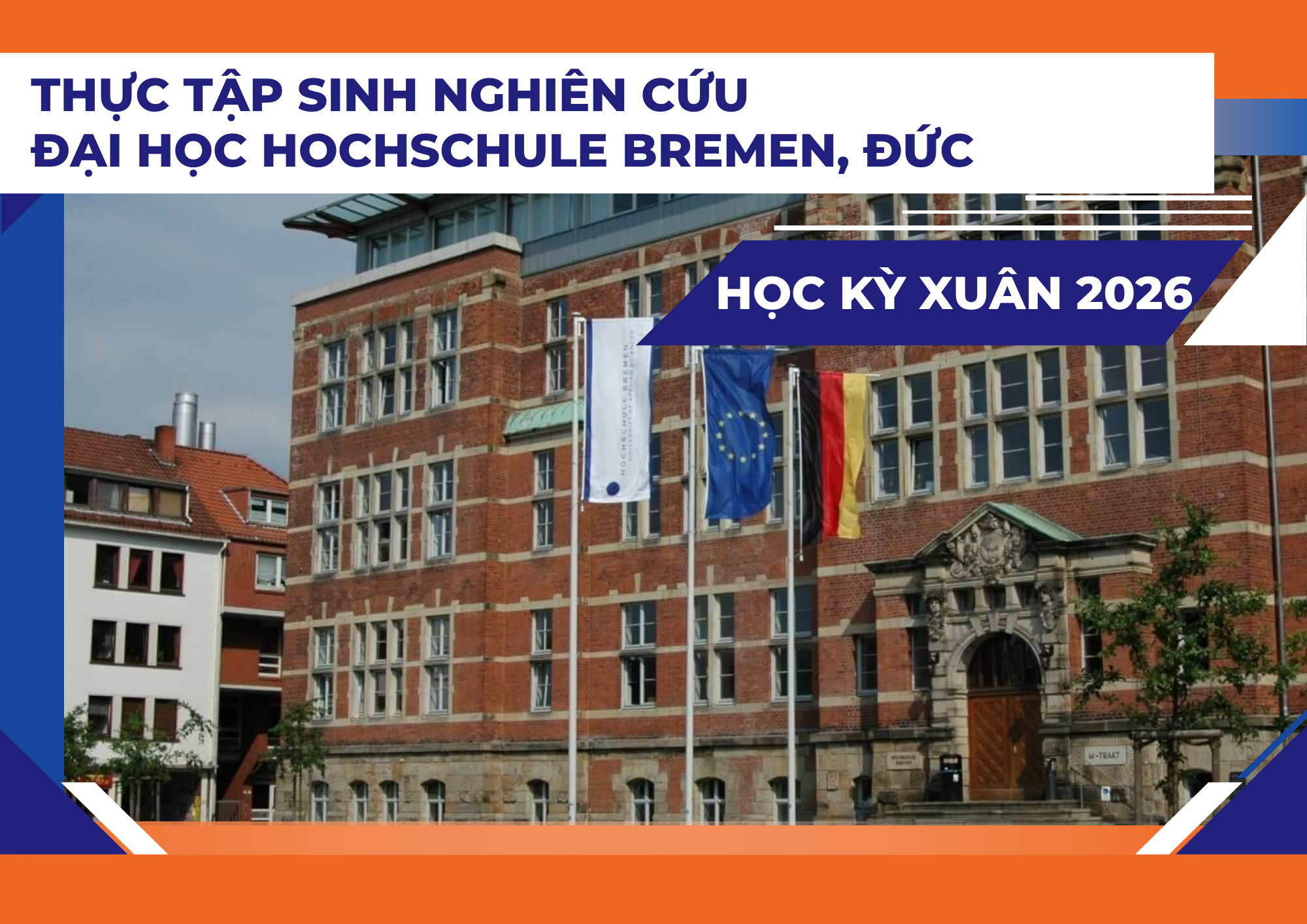 [HK Xuân 26] TTQT ĐH Hochschule Bremen, Đức